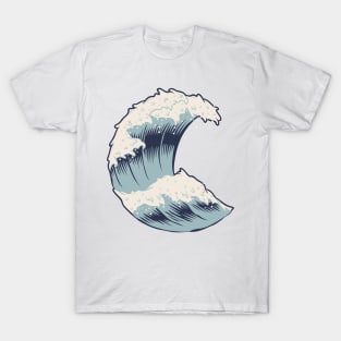 Stylized Wave T-Shirt